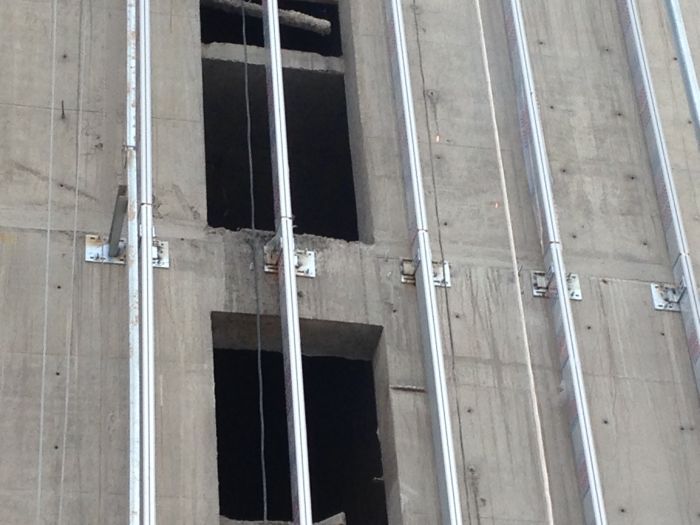 玻璃幕墙施工步骤|玻璃幕墙龙骨施工过程照片