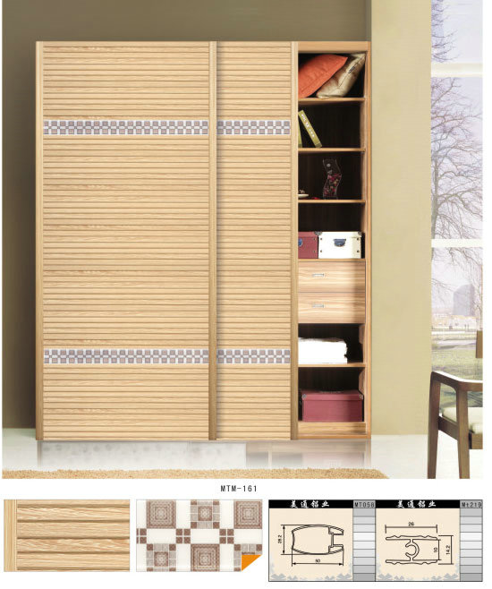 精品衣柜门MTM-161 美通铝型材、奥莱诺移门